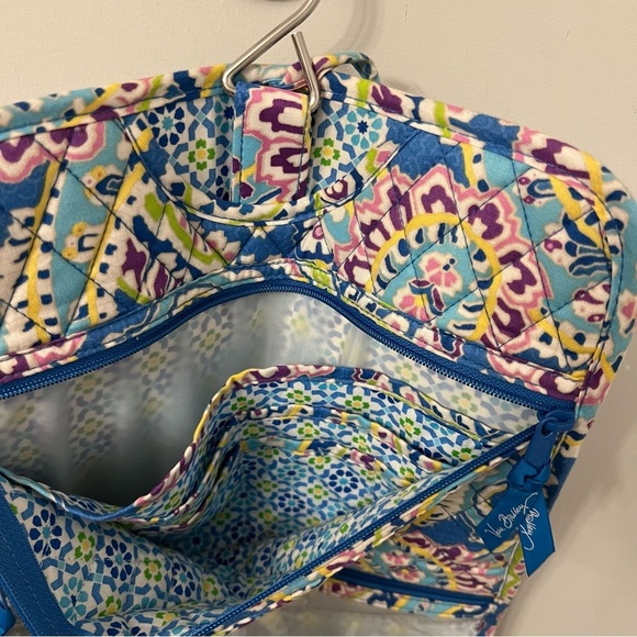 EUC Vera Bradley Hanging Organizer Cosmetic Case in Capri Blue - Picture 7 of 12